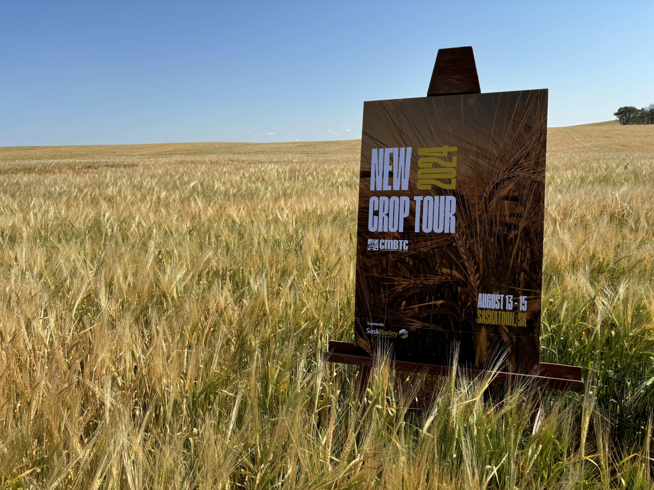 2024 New Crop Tour Sign in Field