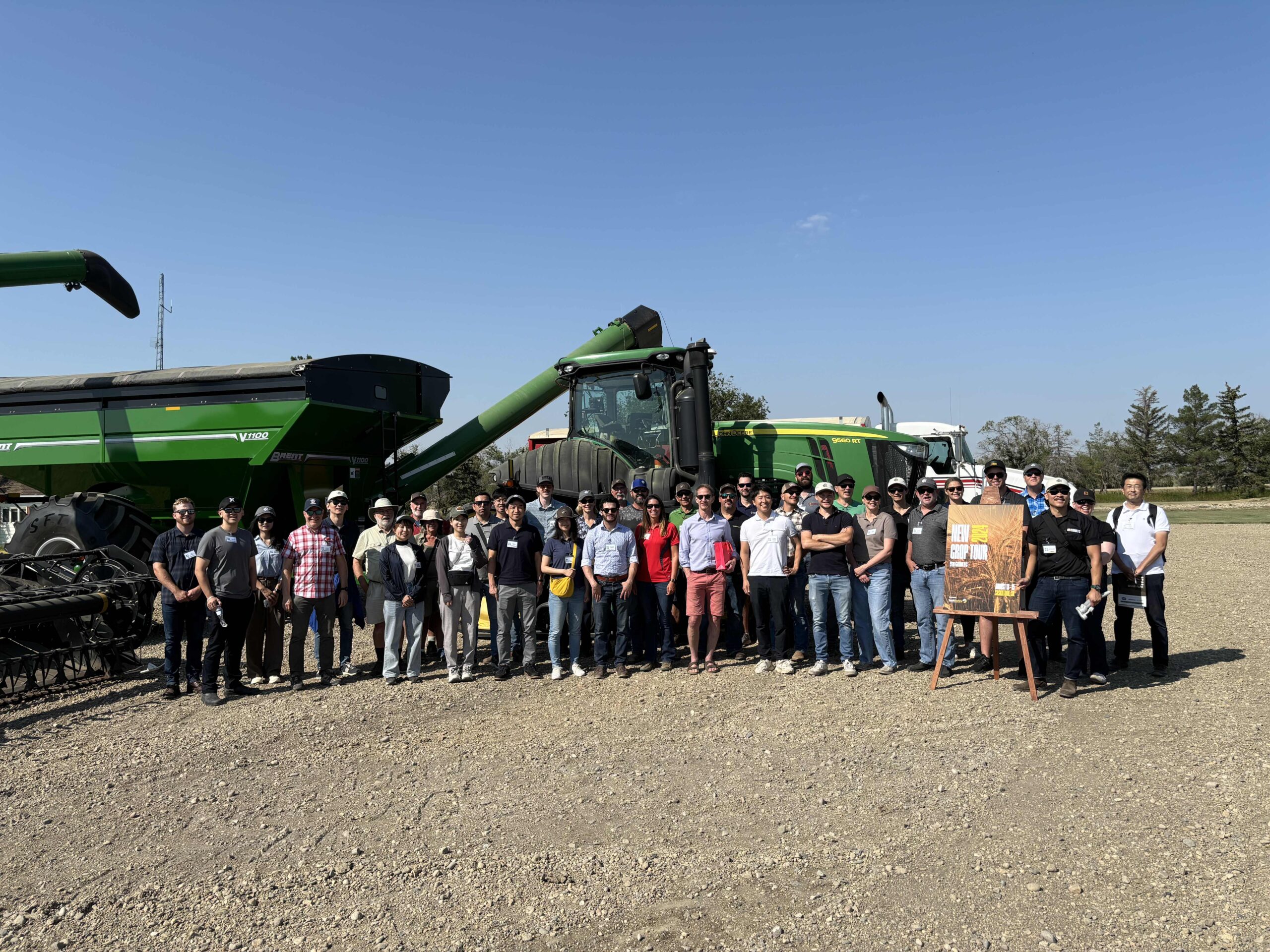 International delegates from the brewing and malting industry visit Saskatchewan farms as part of the 2024 New Crop Tour